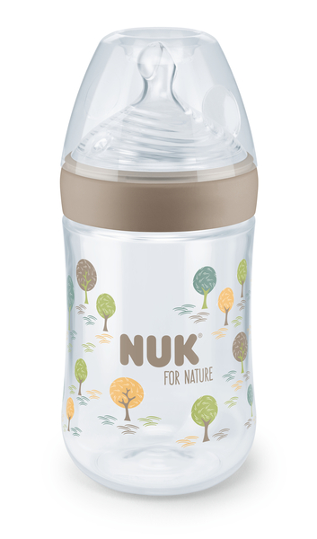 NUK for Nature Temperature Control Tteflaske Silicon 260ml i gruppen Barn og foreldre / Spise & drikke / Tteflasker & kopper hos Kpbarnvagn (10216038)