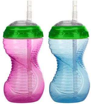Munchkin Flaska med sugr�r i gruppen SPISE & DRIKKE / Munchkin hos K�pbarnvagn.se (5019090111645)