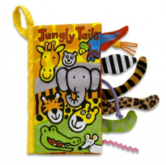 Jellycat Prasselbok Jungle Tails i gruppen Leksaker / Babylek 0-1 r / Bcker hos Kpbarnvagn (670983044805)