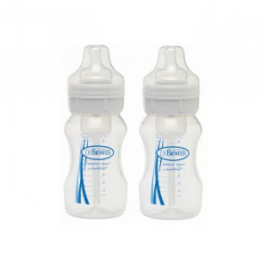 Dr Brown`s nappflaska 2-pack, Wideneck 240 ml