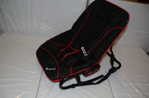 BOZZ Vippestol Lyx Svart/R�d