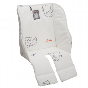 Matstolsdyna Lilla Sp�ket Laban, Vit