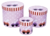 F�rvaringsaskar, Kanin R�d/Rosa, 3-pack