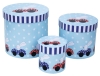 F�rvaringsaskar, Kanin Bl�, 3-pack