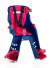 OKBaby Cykelsits Orion 2013 - Bl� med r�d sits