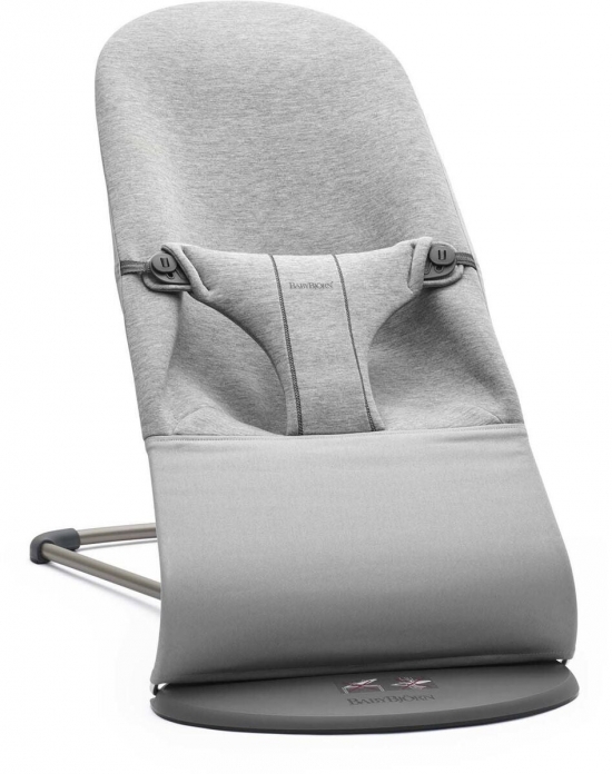 BabyBjrn Vippestol Bliss 3D Jersey Light Grey i gruppen Leker / Babyleker 0-1 r / Vippestoler hos Kpbarnvagn (006072A)