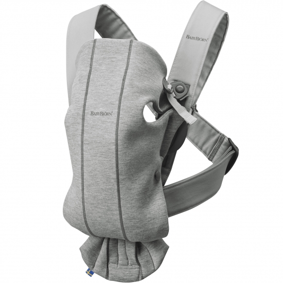 BabyBjrn Bresele Mini 3D Jersey Light Grey i gruppen Barn og foreldre / Foreldre / Breseler & Bresjaler / Breseler hos Kpbarnvagn (021072E1)