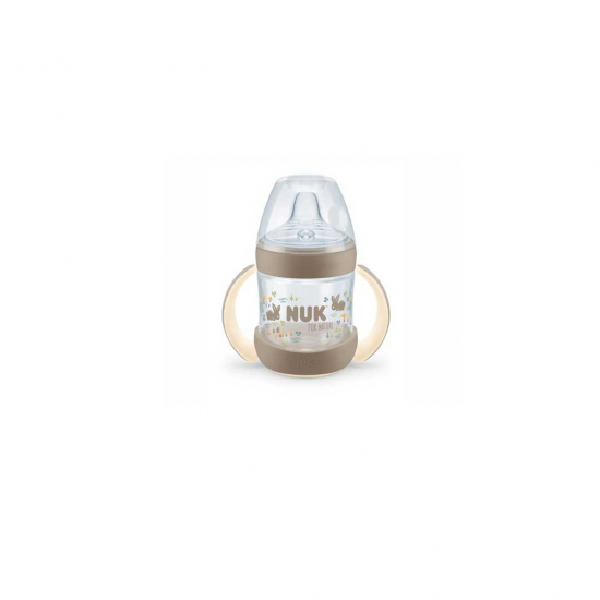 NUK for Nature Temperature Control Bottle Silicon 150ml i gruppen Barn og foreldre / Spise & drikke / Tteflasker & kopper hos Kpbarnvagn (10215367)
