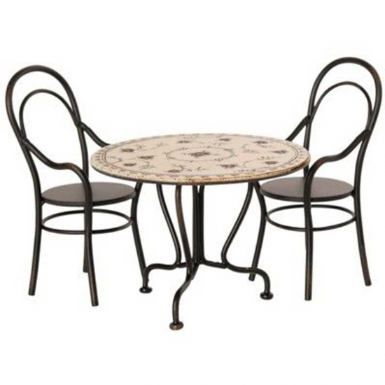 Maileg bord med 2 stoler