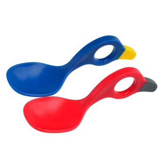 I Can Spoon 2-pack - Multigreppsked BLÅ/RÖD