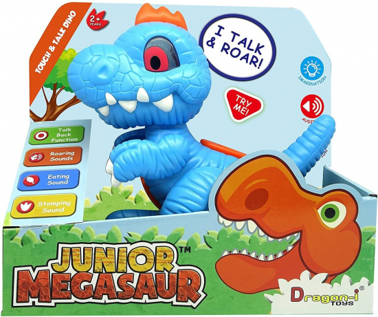 Dragon-I T-rex Junior Megasaur Touch and Talk i gruppen Leker / Leker fra 3 r / Lekedyr hos Kpbarnvagn (16919)