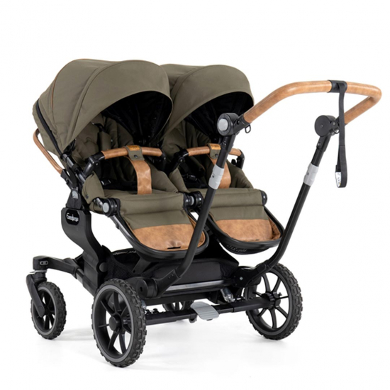 Emmaljunga NXT Twin 735 Ergo Sportsvogn Outdoor Olive