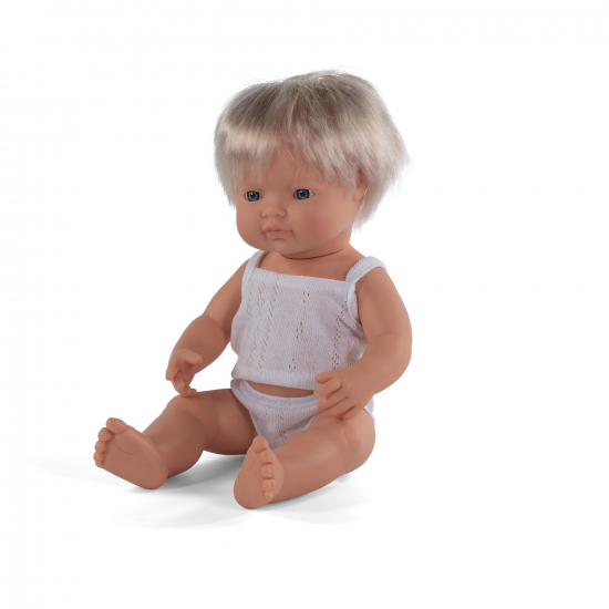 Miniland Dukke 38 cm Gutt Leo i gruppen Leker / Leker fra 3 r / Dukker & dukkeklr hos Kpbarnvagn (31151)