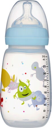 Babblarna Tåteflaske 310 ml  Blå i gruppen Barn og foreldre / Spise & drikke / Tåteflasker & kopper hos Köpbarnvagn (550002)