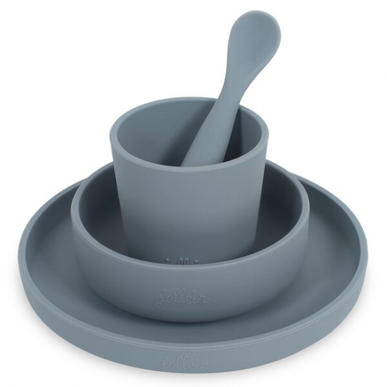  Jollein Matservis Silikon Storm Grey