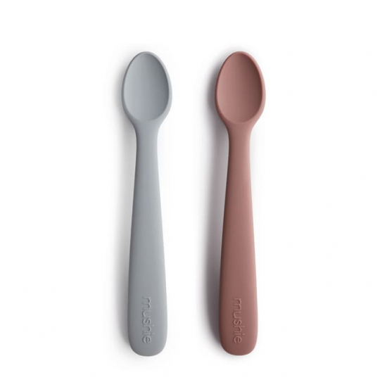 Mushie Skje Stone/Cloudy Mauve i gruppen Barn og foreldre / Spise & drikke / Bestikk hos Kpbarnvagn (810052461106)
