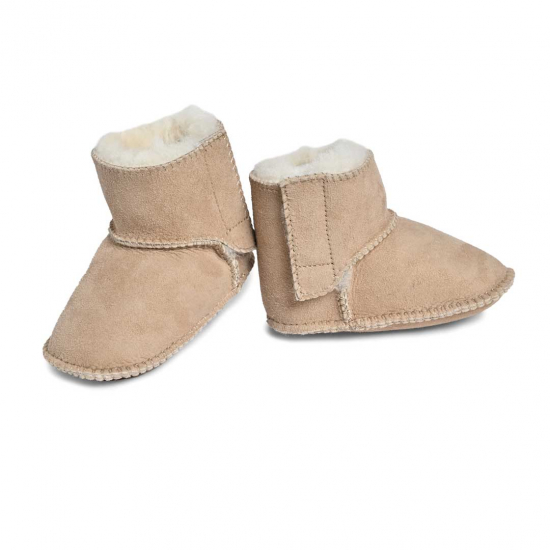 Mini Dreams Saueskinn tffel baby Sand 0-6 m