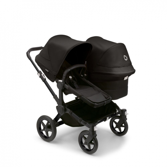 Bugaboo Donkey 5 Duo Black/Midnight Black i gruppen Barnevogner / Varemerker / Bugaboo / Bugaboo Donkey 5 hos Kpbarnvagn (PKTbdonkey1)