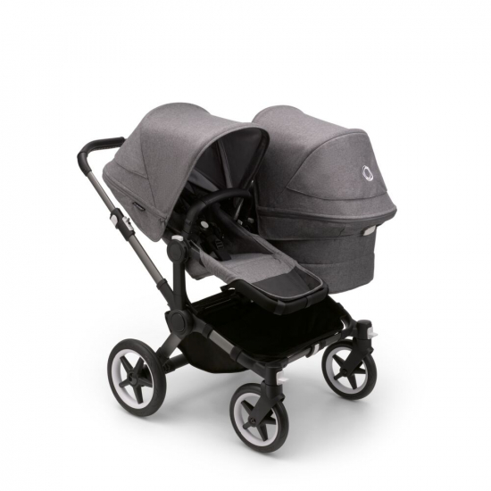 Bugaboo Donkey 5 Duo Graphite/Grey Melange i gruppen Barnevogner / Varemerker / Bugaboo / Bugaboo Donkey 5 hos Kpbarnvagn (PKTbdonkey2)