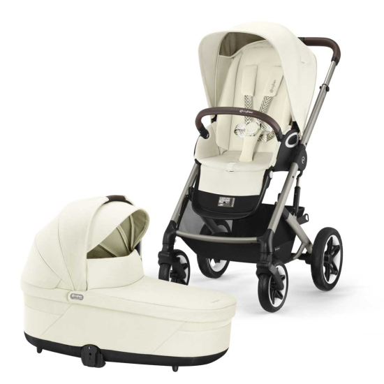 Cybex Talos S Lux 2023 Duo Komplett, Seashell Beige i gruppen Barnevogner / Varemerker / Cybex / Cybex Talos S Lux hos Kpbarnvagn (Pktcytal5)