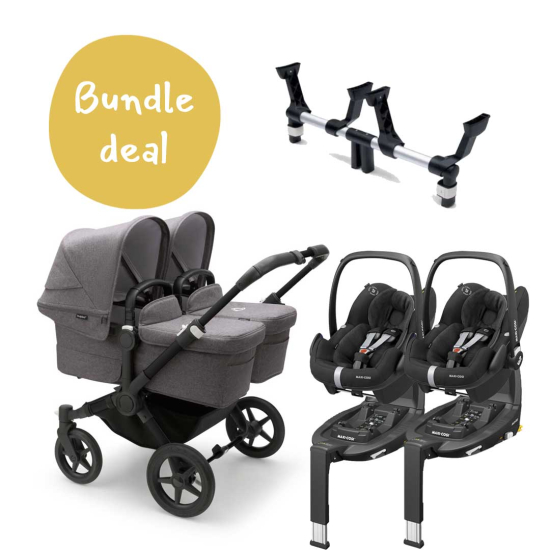 Bugaboo Donkey 5 Twin Inkl. Maxi-Cosi Pebble PRO i gruppen Barnvagnar  / Varumrken / Bugaboo / Bugaboo Donkey 5 hos Kpbarnvagn (SET-Bdonkey10)