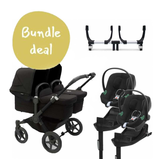 Bugaboo Donkey 5 Twin Pakke Komplett i gruppen Barnevogner / Varemerker / Bugaboo / Bugaboo Donkey 5 hos Kpbarnvagn (SET-Bdonkey15)