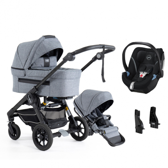inflation i stedet Børnepalads Emmaljunga NXT60 PAKKE med Cybex Babybilstol