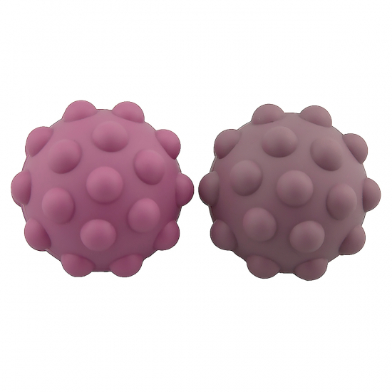 Tiny Tot Sensory Silicone Fidget Small Balls - Grape i gruppen Leksaker / Babylek 0-1 r / Bitleksaker hos Kpbarnvagn (TT22151)