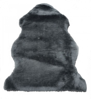 BOZZ Lammeskinn Korthåret Mørkgrå