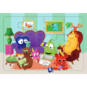 Babblarna Puslespill 12 brikker