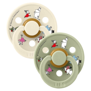 BIBS x Moomin Colour 2-Pack 6-18 mån Friends Ivory Mix
