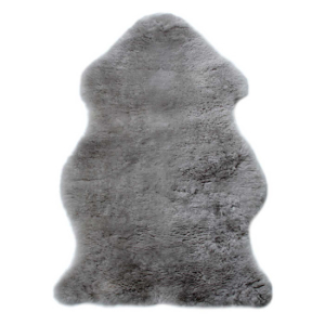BOZZ Lammeskinnsfell kortklipt Mid Grey