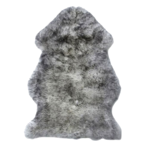 BOZZ Lammeskinn Langharet Grey Mist