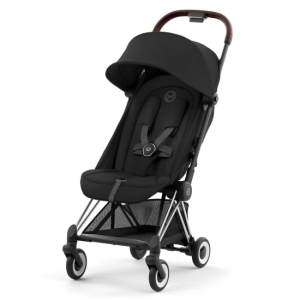 Cybex Coya Reisevogn Chrome-Dark Brown/Sepia Black