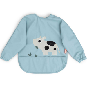Done By Deer Smekke med ermer Tiny Farm Blue