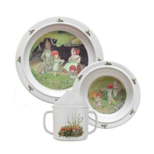 Elsa Beskow Nissebarna Barneservise 3 deler