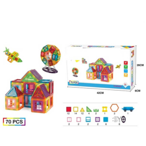 Magmaster Magnetiske plater 70 deler