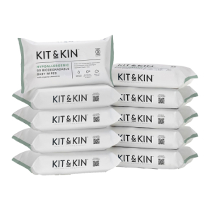 Kit & Kin Våtservietter 10x60 stk