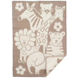 Klippan Babypledd Ull økologisk Picnic Taupe