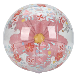 Little Dutch Badeball Pink Flowers 3D 35cm