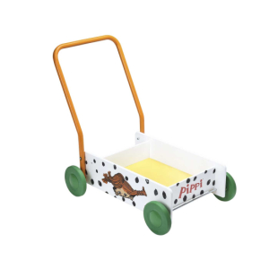 Pippi Lære Gå Vogn Prikkete