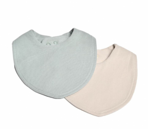 Mini Dreams Scarf Bib 2-pack, Grønn/Sand