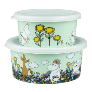 Mummitrollet Eng Snackboks 2-pakk Grønn