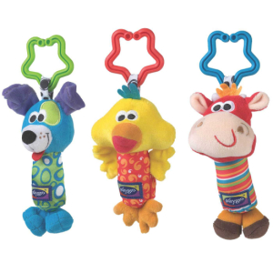 Playgro Tinkle Trio barnevognleker 3-pack