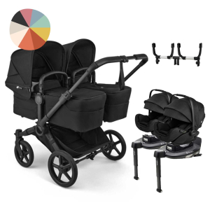 Bugaboo Donkey 6 Tvillingvogn Inkl. Otter Babybilstol og Base