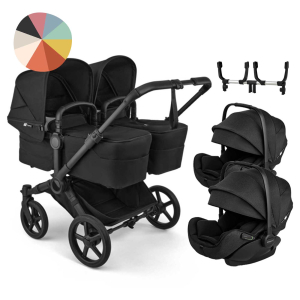 Bugaboo Donkey 6 Tvillingvogn Inkl. Otter Babybilstol