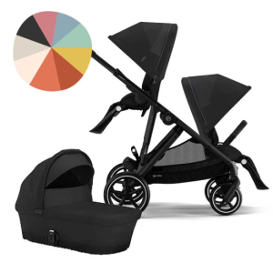 Cybex Gazelle S Søskenvogn ink. Liggedel + 2 sittedeler
