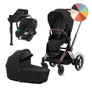 Cybex e-Priam Inkl. Aton B2 Babybilstol og Base
