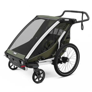 Thule Chariot Lite Sykkelvogn Double Vintage Green