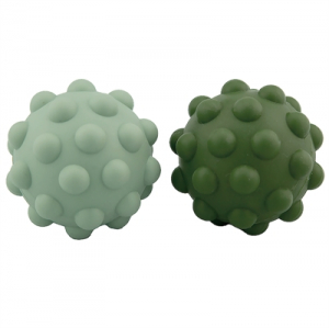 Tiny Tot Sensory Silicone Fidget Small Balls - Green